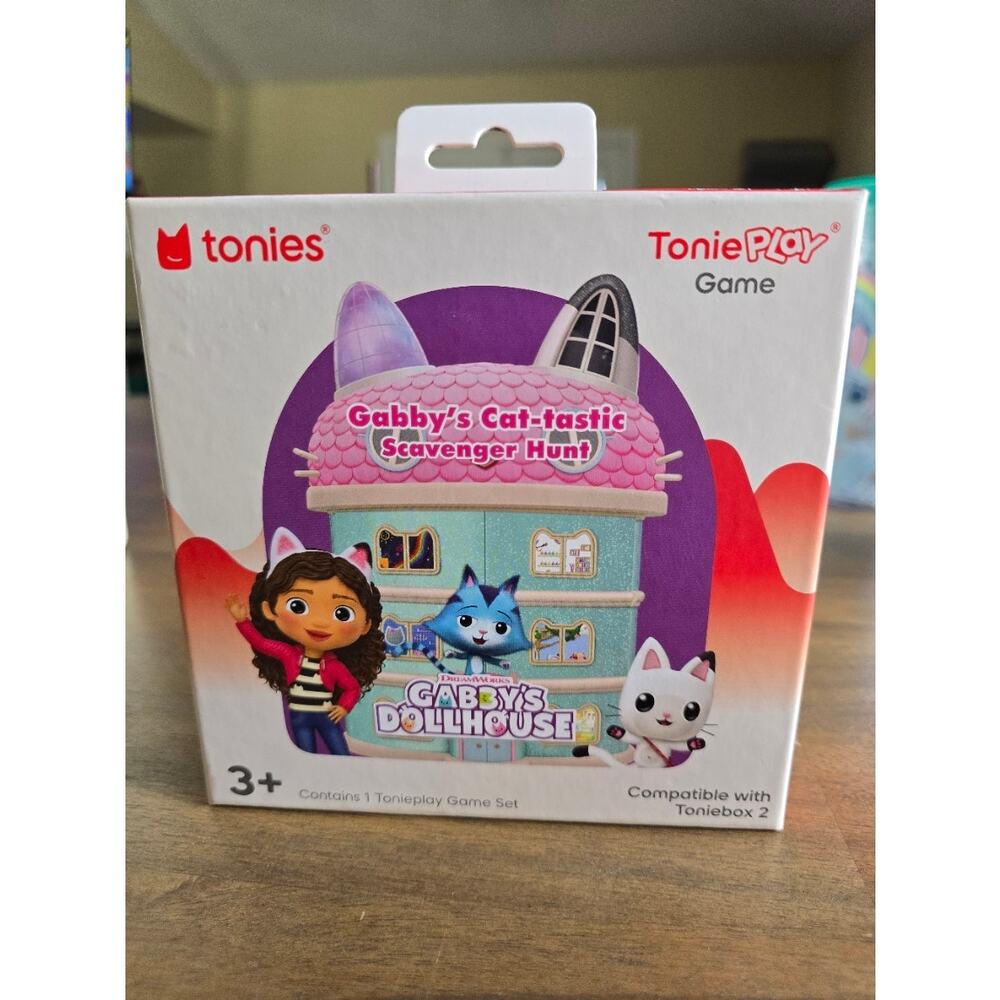 Tonies Tonieplay Gabby's Dollhouse Cat-tastic Scavenger Hunt Audio Game NIB